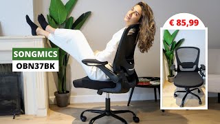 CADEIRA GIRATÓRIA SONGMICS OBN37BK AMAZON PRIME | MONTAGEM | Por Jéssica Oliveira