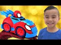 Kaison Plays With Spidey And His Amazing Friends CKN