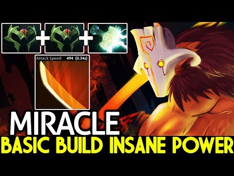 MIRACLE [Juggernaut] Basic Build Insane Powerful Smurf Game 7.22 Dota 2