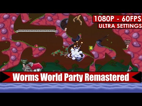 Worms World Party Remastered gameplay PC HD [1080p/60fps]