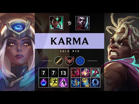 Karma Mid vs Ekko - EUW Grandmaster Patch 25.18