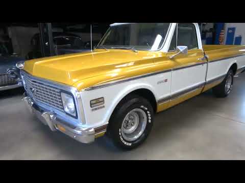 1972 Chevrolet C10 Cheyenne Fleetside 350 V8 Pick Up arrives for sale at West Coast Classics, CA