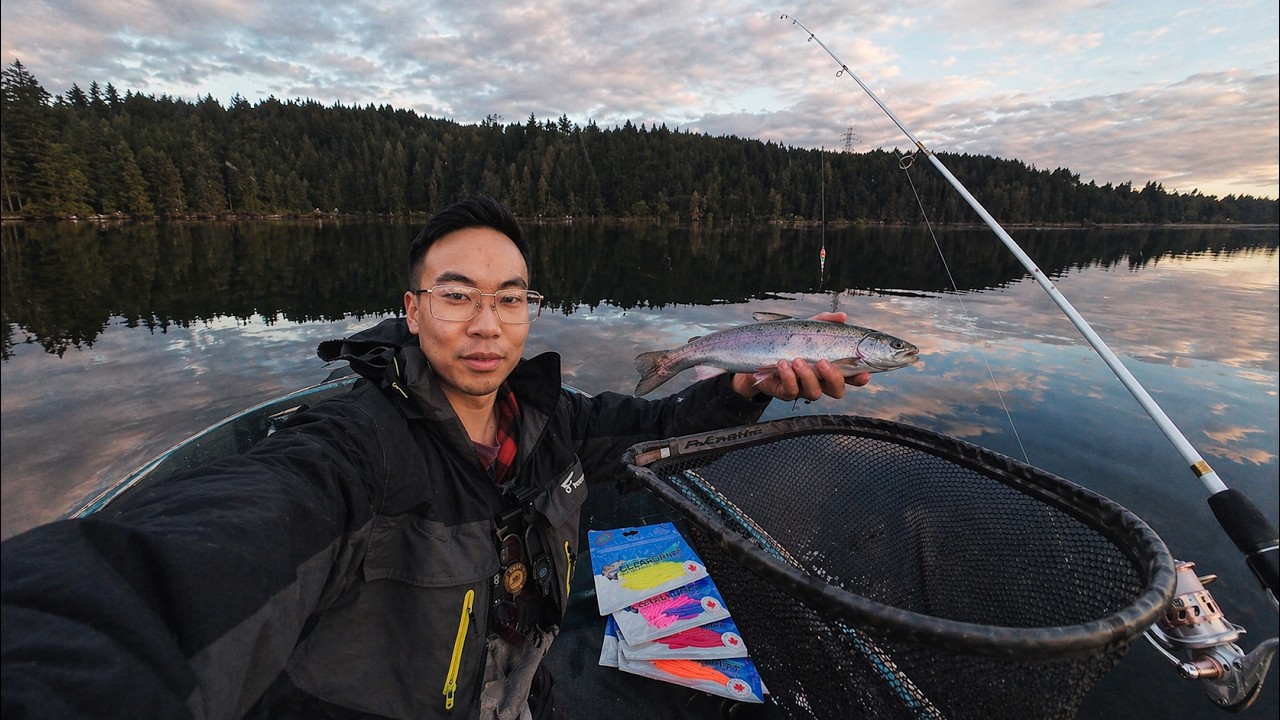 Trout Ignored Everything...Except This ONE Color Sasamat Lake Fishing