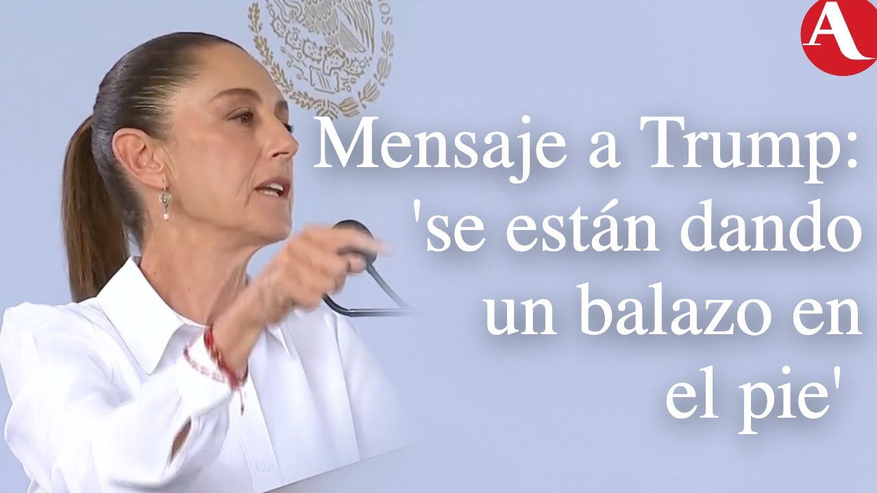Sheinbaum le responde a Donald Trump: La soberanía no es negociable.