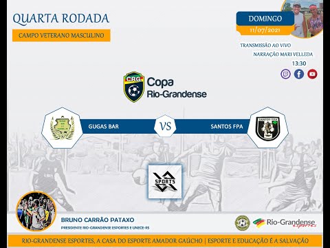 Quarta rodada Copa Rio-Grandense campo veterano 2021 - Santos FPA X Gugas bar