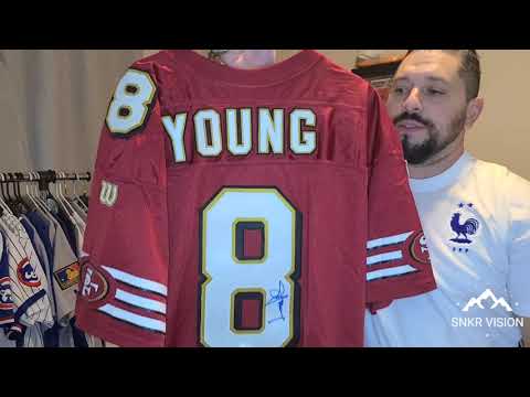 NFL jersey collection video | Vintage Wilson, Champion Nike On field | Football season everybody!!!