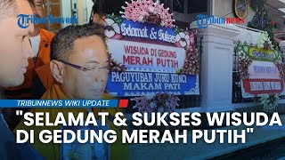 Karangan Bunga Bernada Satir Terpajang untuk Sudewo di Kantor Bupati Pati: Wisuda di Gedung KPK