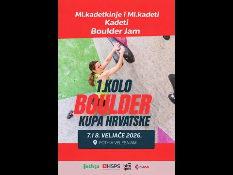 2026_02 - Boulder kup - Fothia - Ml.kadetkinje, Ml.kadeti, Kadeti