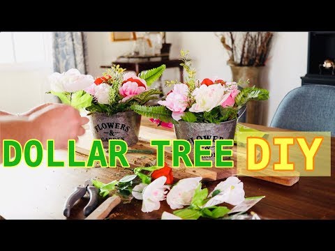 Dollar Tree Valentines Day Centerpiece Under 10 Dollars /  DIY Ideas  (For 2019) Video