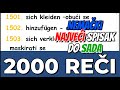 2000 NEMAČKIH REČI SA RAZLIČITIH NIVOA NAJVEĆI SPISAK DO SADA OTKRIVAM VAM MOJU RIZNICU REČI