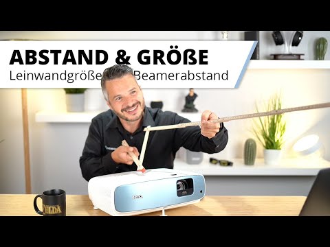 Ideale Leinwandgröße, Bildbreite, Bildgröße und Beamerabstand ganz einfach berechnen.