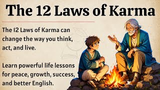 The 12 Laws Of Karma | Powerful Life Lessons For Peace, Growth, And Success | Speak English Daily ✅️