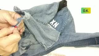 Увеличиваем джинсовую куртку Don't throw away your old jeans