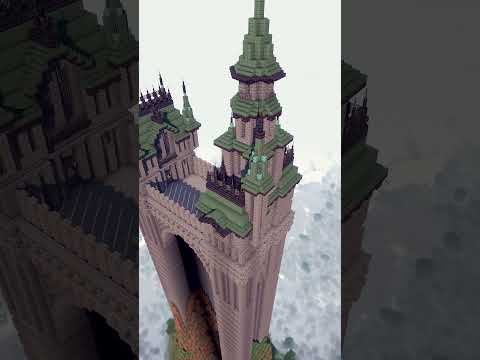The Arch Tower - A Minecraft Timelapse Short (free download) #shorts