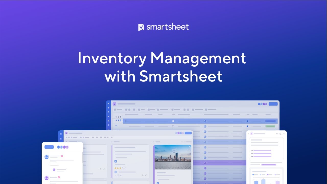 Inventory Management with Smartsheet