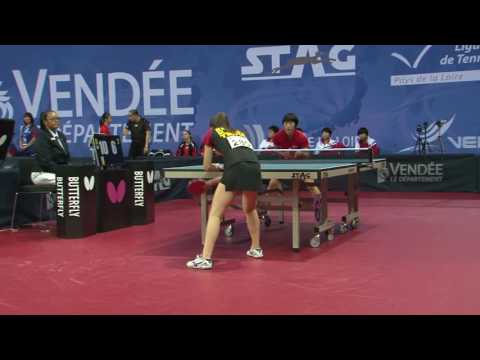 Mondes Juniors 2016 - Lisa Lung (Belgique) sur la Corée du Nord