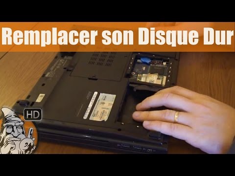 comment demonter disque dur pc portable