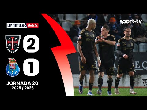Resumo: Casa Pia  2-1 FC Porto - Liga Portugal Betclic | sport tv