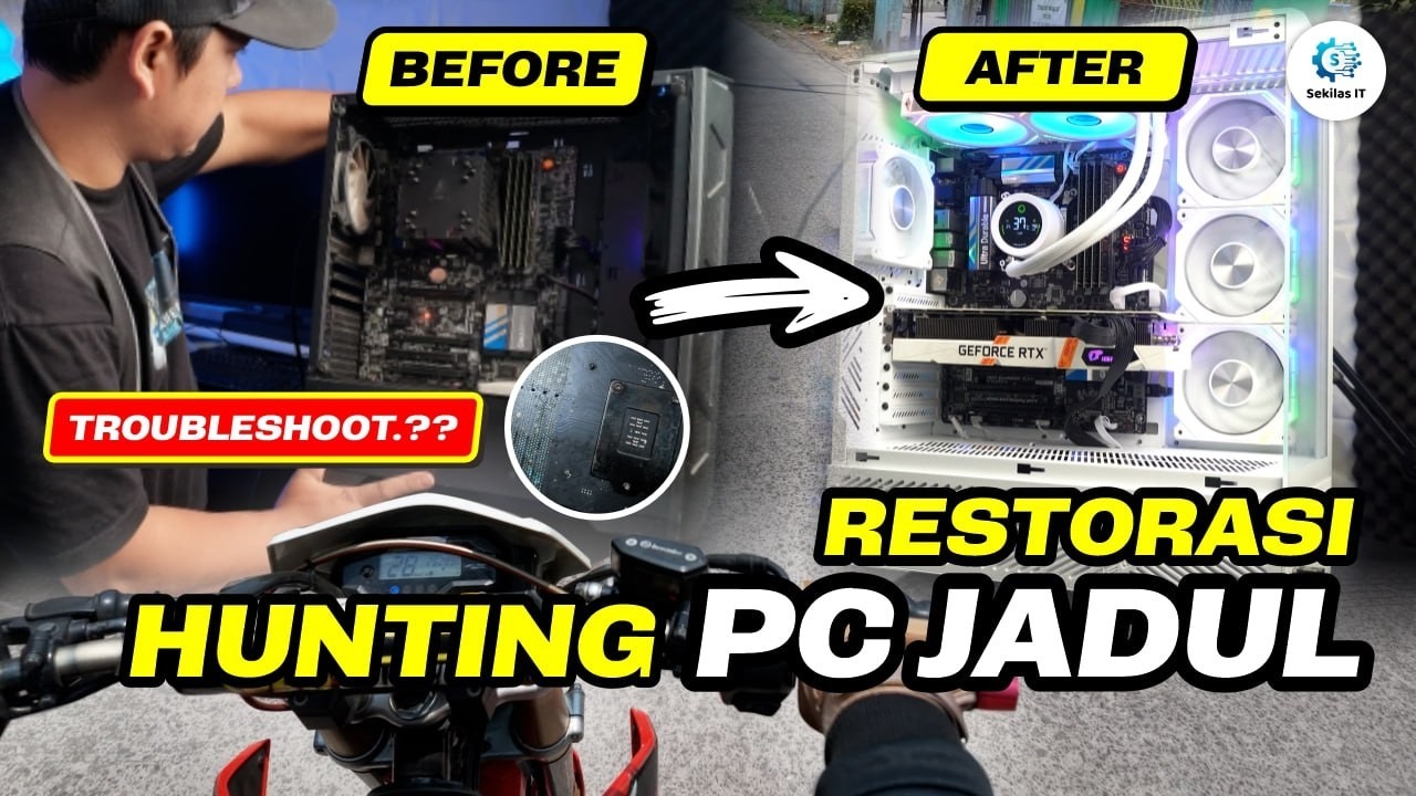 Nemu PC Jadul Kita Perbaiki sampe Nyala
