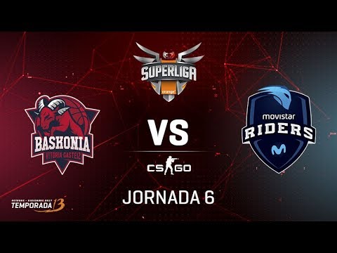 THUNDERX3 BASKONIA VS MOVISTAR RIDERS - Mapa 2 - Jornada 6 - #SuperligaorangeCSGO6