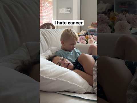 Weston asked “Mommy why are you going to heaven?” right before I started filming. 💔 #cancer #grief