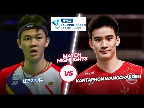 Incredible‼️‼️Lee Zii Jia (MAS) vs Kantaphon Wangcharoen (THA)‼️‼️Hylo Badminton Open 2021