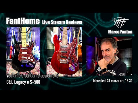 Test Recensione Chitarre - G&L Legacy e S-500