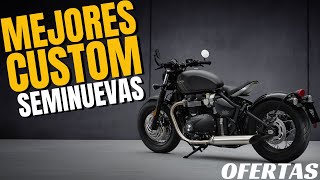 Motos CUSTOM SEMINUEVAS más INTERESANTES de la actualidad | Mejores opciones usadas mercado actual