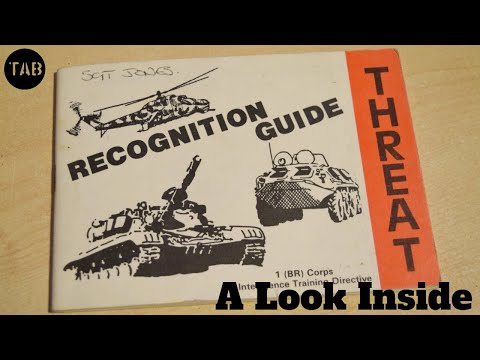 Cold War British Army Threat Recognition Guide - Soviet Tanks, APCs, Aircraft