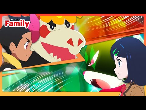 Meowscarada & Crocalor Battle! | Pokémon Horizons: Season 3 | Netflix Family