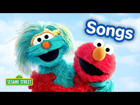 Two Friends of Two with Elmo and Rosita!♥️🩵 (English & Spanish) | Sesame Street Songs 🎵