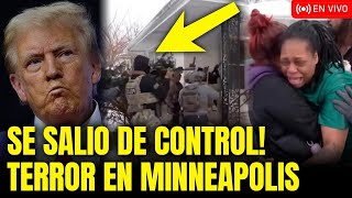 EL CAOS ESTÁ REVENTÓ! Agentes de ICE DESATAN TERROR EN MINNEAPOLIS