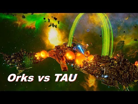 Orks vs TAU! Rank 63, Heroic Difficulty, 1500 Points - Battlefleet Gothic Armada