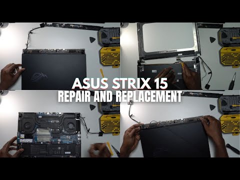 ASUS ROG STRIX G15 Disassembly & Upgrade Guide | Screen Cable Replacement | LCD Replacement & More!