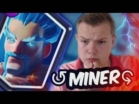 ICE WIZARD CONTROL! Miner Chip Deck for Grand Challenge! - Clash Royale