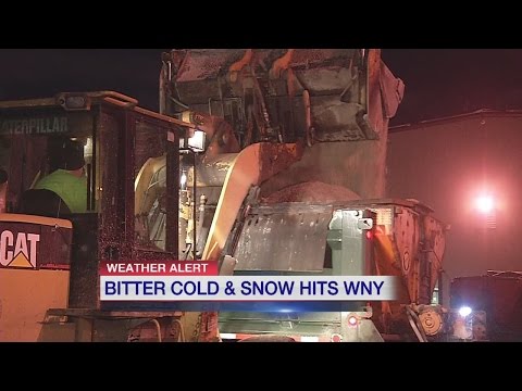 Lake effect snow creates dangerous driving conditions in Niagara County