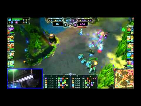 League of Legends Dreamhack Season One Final - Fnatic vs. aAa Game 1 Part 2