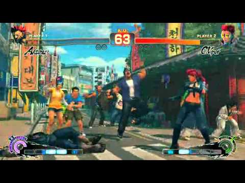 SSF4 AE: Tokido (Akuma) vs M.Lizard (Viper) - Korea Cup (Bonus match)