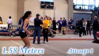 preview picture of video 'Jenna Taylor // High Jump // 1.24.15'