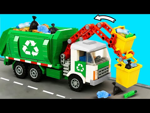 Upgraded LEGO Garbage Truck with Smart Arm Can Grab Trash Anywhere!