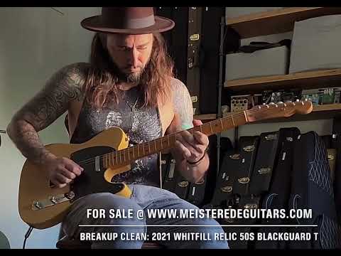 Whitfill T Custom Shop Boutique Relic Telecaster Lightweight Swamp Ash Blackguard, 3,06kg, 10" Radius uvm. 2021 - Aged Butterscotch Relic image 26