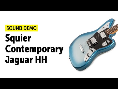 Демонстрация электрогитары Fender Squier Contemporary Jaguar HH ST