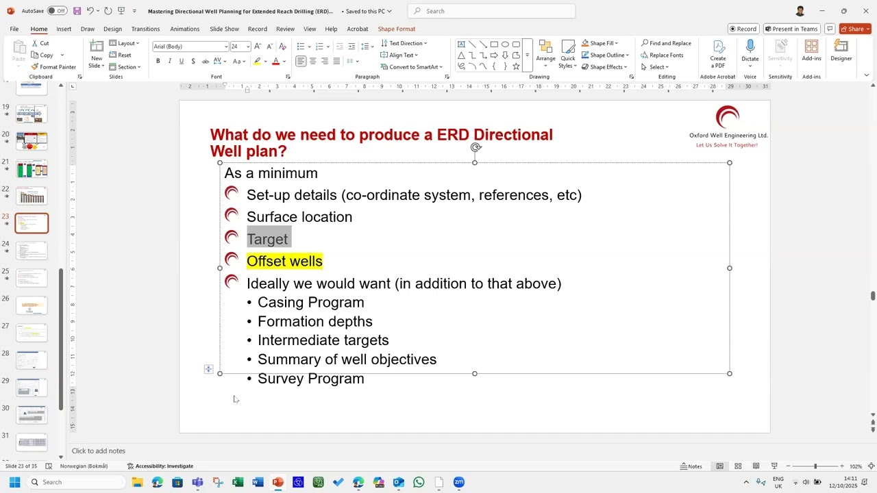 Mastering Directional Well Planning for Extended Reach Drilling ERD Wells D2