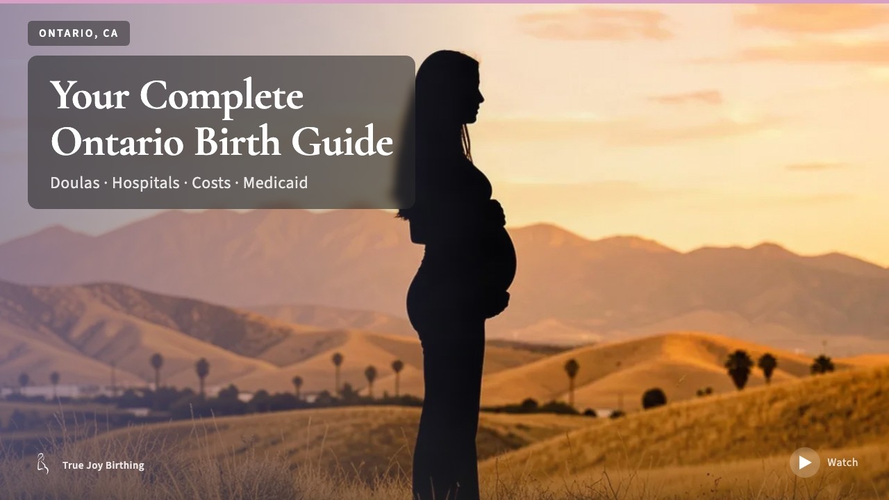Ontario Doula & Birth Plan Guide: Costs, Hospitals & Medicaid (First-Time Mom) — press play to watch