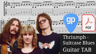Triumph - Suitcase Blues Guitar Tabs [TABS]