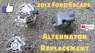 2012 Ford Escape Alternator Replacement!