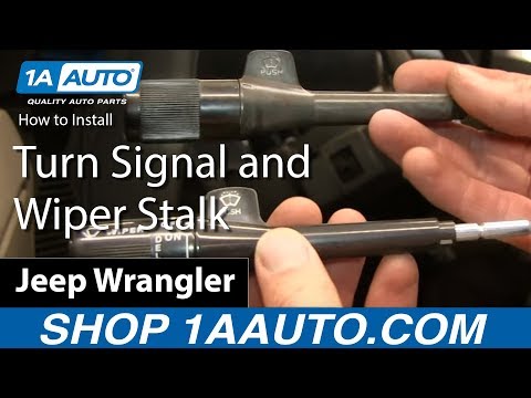 How To Replace Turn Signal and Wiper Stalk 87-95 Jeep Wrangler