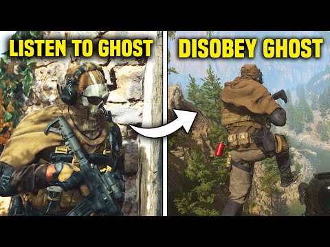 Listen to Ghost vs Disobey Ghost (All Choices) - Call of Duty: Modern Warfare 2