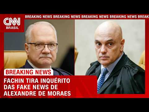Fachin tira Moraes da relatoria do inquérito das Fake News | CNN 360°