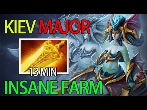 Insane Micro Naga Farming by MidOne of Team Secret Kiev Major